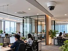 Sistem CCTV untuk keamanan kantor modern